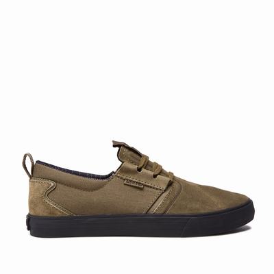 Supra FLOW - Miesten Skeittikengät - Khaki